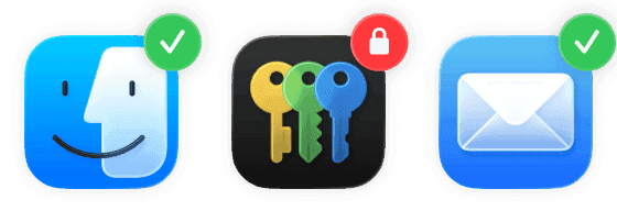 Per-app rule icons