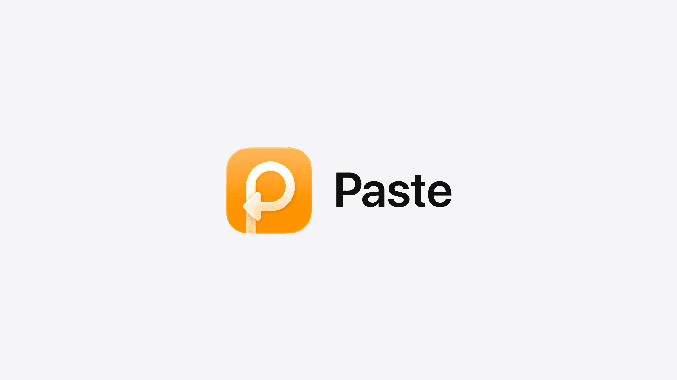 The Paste app icon next to the Paste wordmark